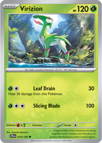 pokemon s v journey together virizion 015 159