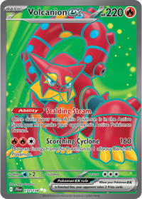 pokemon s v journey together volcanion ex 171 159 full art