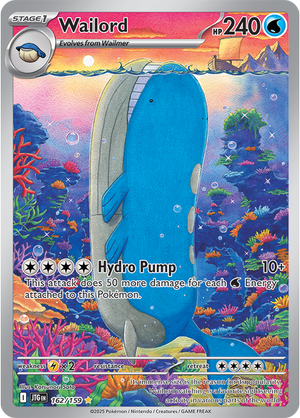 Wailord - 162-159 - Illustrator Rare