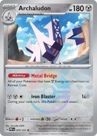 pokemon s v prismatic evolutions archaludon 070 131 poke ball