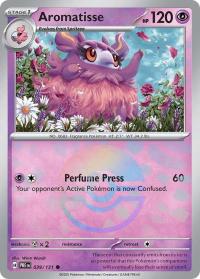 pokemon s v prismatic evolutions aromatisse 039 131 poke ball