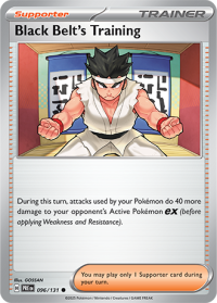 pokemon s v prismatic evolutions black belt s training 096 131