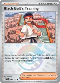 pokemon s v prismatic evolutions black belt s training 098 131 poke ball