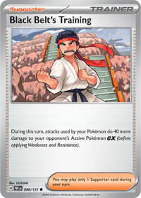pokemon s v prismatic evolutions black belt s training 098 131