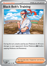 pokemon s v prismatic evolutions black belt s training 099 131