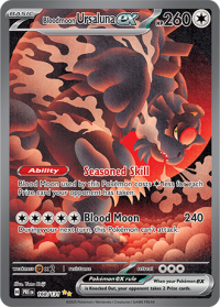 pokemon s v prismatic evolutions bloodmoon ursaluna ex 168 131 special illustration rare