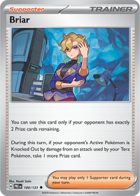 pokemon s v prismatic evolutions briar 100 131