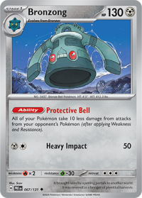 pokemon s v prismatic evolutions bronzong 067 131 rh