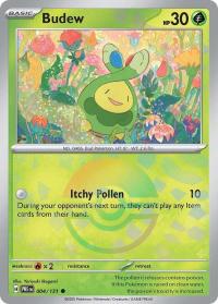 pokemon s v prismatic evolutions budew 004 131 poke ball