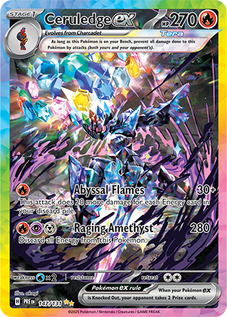 Ceruledge EX - 147-131 - Special Illustration Rare