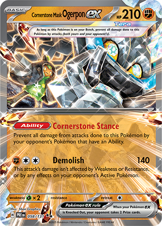 Cornerstone Mask Ogerpon EX - 058-131