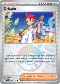 pokemon s v prismatic evolutions crispin 105 131 poke ball
