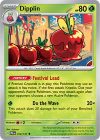 pokemon s v prismatic evolutions dipplin 010 131