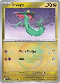 pokemon s v prismatic evolutions dreepy 071 131 poke ball