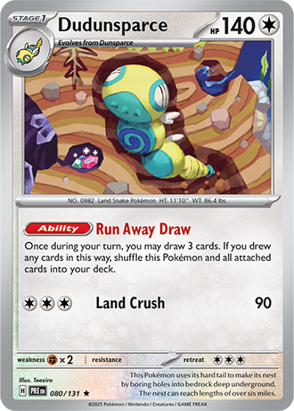 Dudunsparce - 080-131