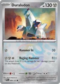 pokemon s v prismatic evolutions duraludon 069 131 master ball