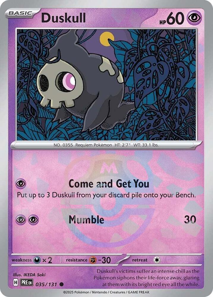 Duskull - 035-131 (Master Ball)