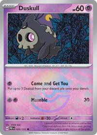 pokemon s v prismatic evolutions duskull 035 131 poke ball