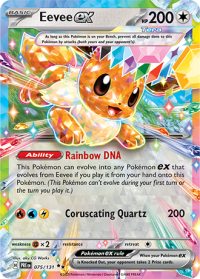 pokemon s v prismatic evolutions eevee ex 075 131