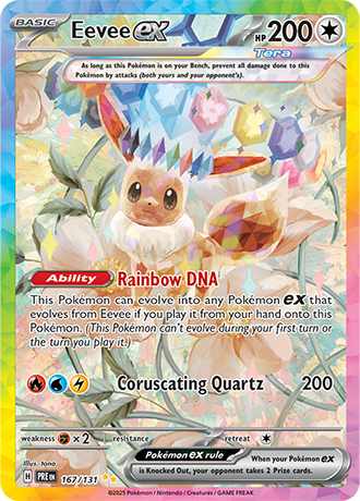 Eevee EX - 167-131 - Special Illustration Rare