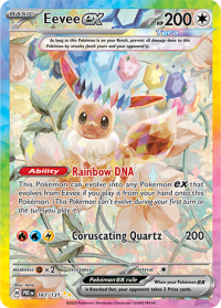 pokemon s v prismatic evolutions eevee ex 167 131 special illustration rare
