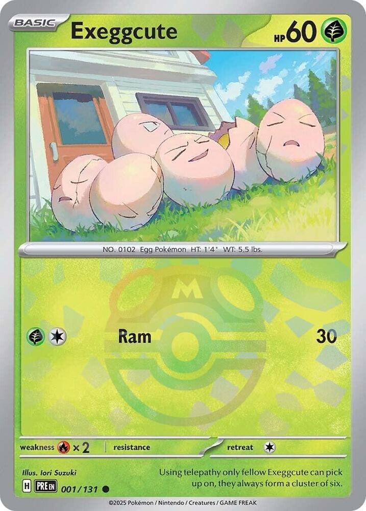 Exeggcute - 001-131 (Master Ball)