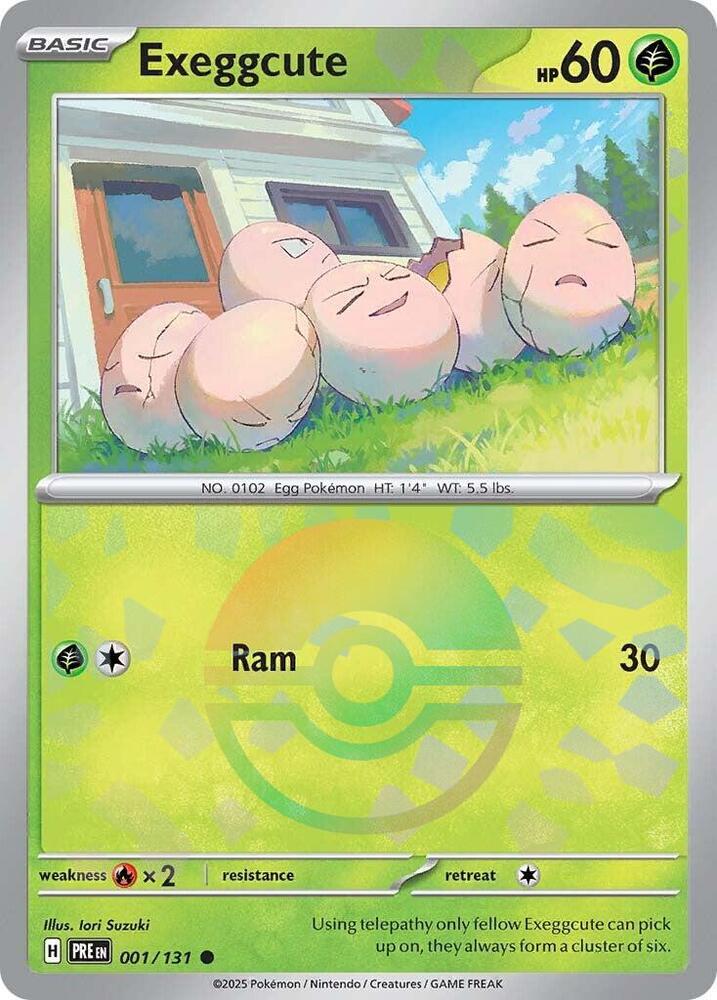 Exeggcute - 001-131 (Poke Ball)