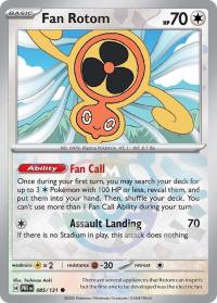 pokemon s v prismatic evolutions fan rotom 085 131 master ball