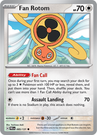 pokemon s v prismatic evolutions fan rotom 085 131