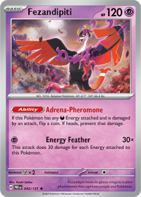 pokemon s v prismatic evolutions fezandipiti 045 131 rh