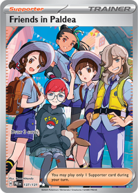 pokemon s v prismatic evolutions friends in paldea 137 131 full art