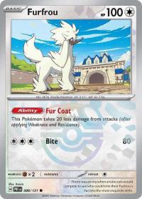 pokemon s v prismatic evolutions furfrou 088 131 master ball