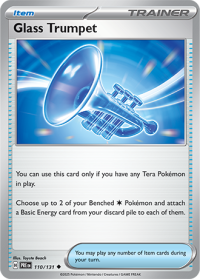 pokemon s v prismatic evolutions glass trumpet 110 131