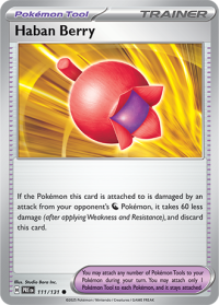 pokemon s v prismatic evolutions haban berry 111 131
