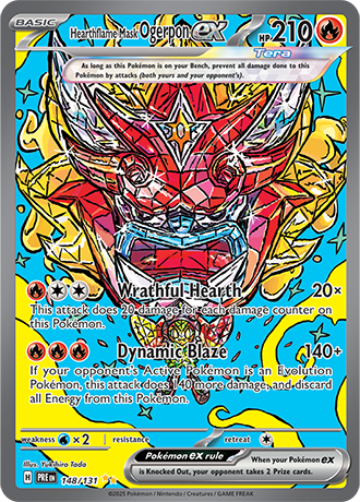 Hearthflame Mask Ogerpon EX - 148-131 - Special Illustration Rare