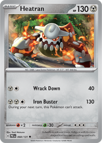pokemon s v prismatic evolutions heatran 068 131