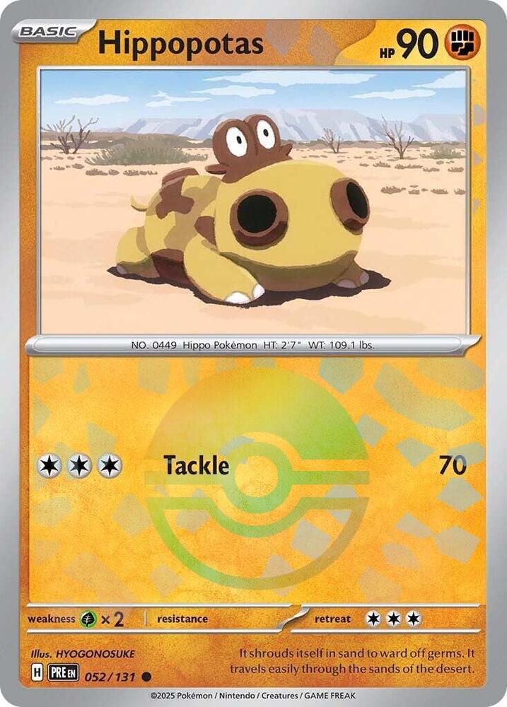 Hippopotas - 052-131 (Poke Ball)