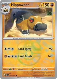 pokemon s v prismatic evolutions hippowdon 053 131 master ball
