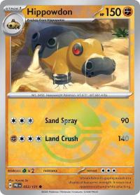 pokemon s v prismatic evolutions hippowdon 053 131 poke ball