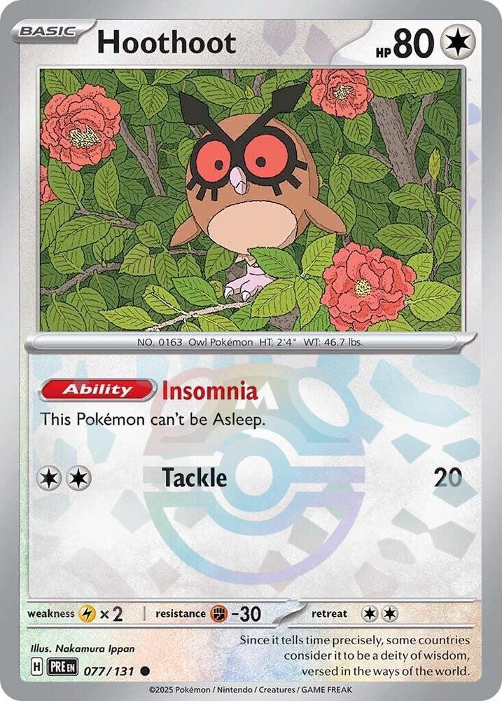 Hoothoot - 077-131 (Master Ball)