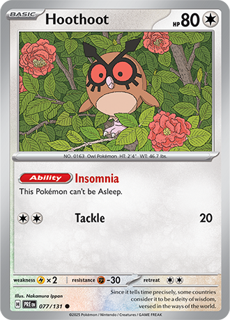 Hoothoot - 077-131