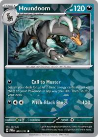 pokemon s v prismatic evolutions houndoom 063 131 master ball
