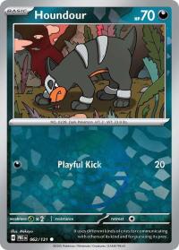 pokemon s v prismatic evolutions houndour 062 131 poke ball
