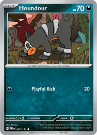 pokemon s v prismatic evolutions houndour 062 131