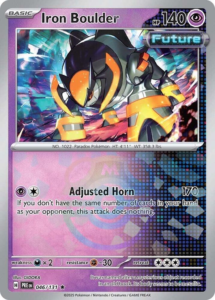 Iron Boulder - 046-131 (Master Ball)
