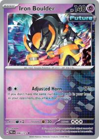 pokemon s v prismatic evolutions iron boulder 046 131 poke ball
