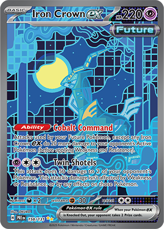 Iron Crown EX - 158-131 - Special Illustration Rare