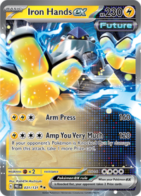 pokemon s v prismatic evolutions iron hands ex 031 131