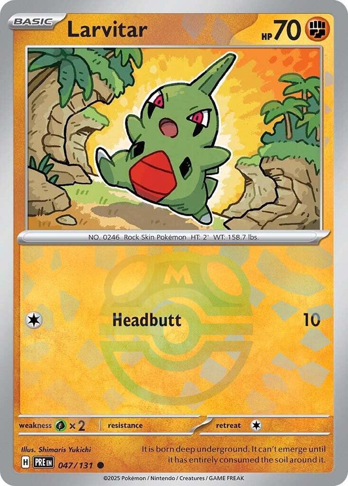 Larvitar - 047-131 (Master Ball)