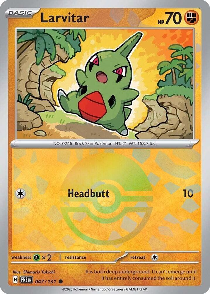 Larvitar - 047-131 (Poke Ball)